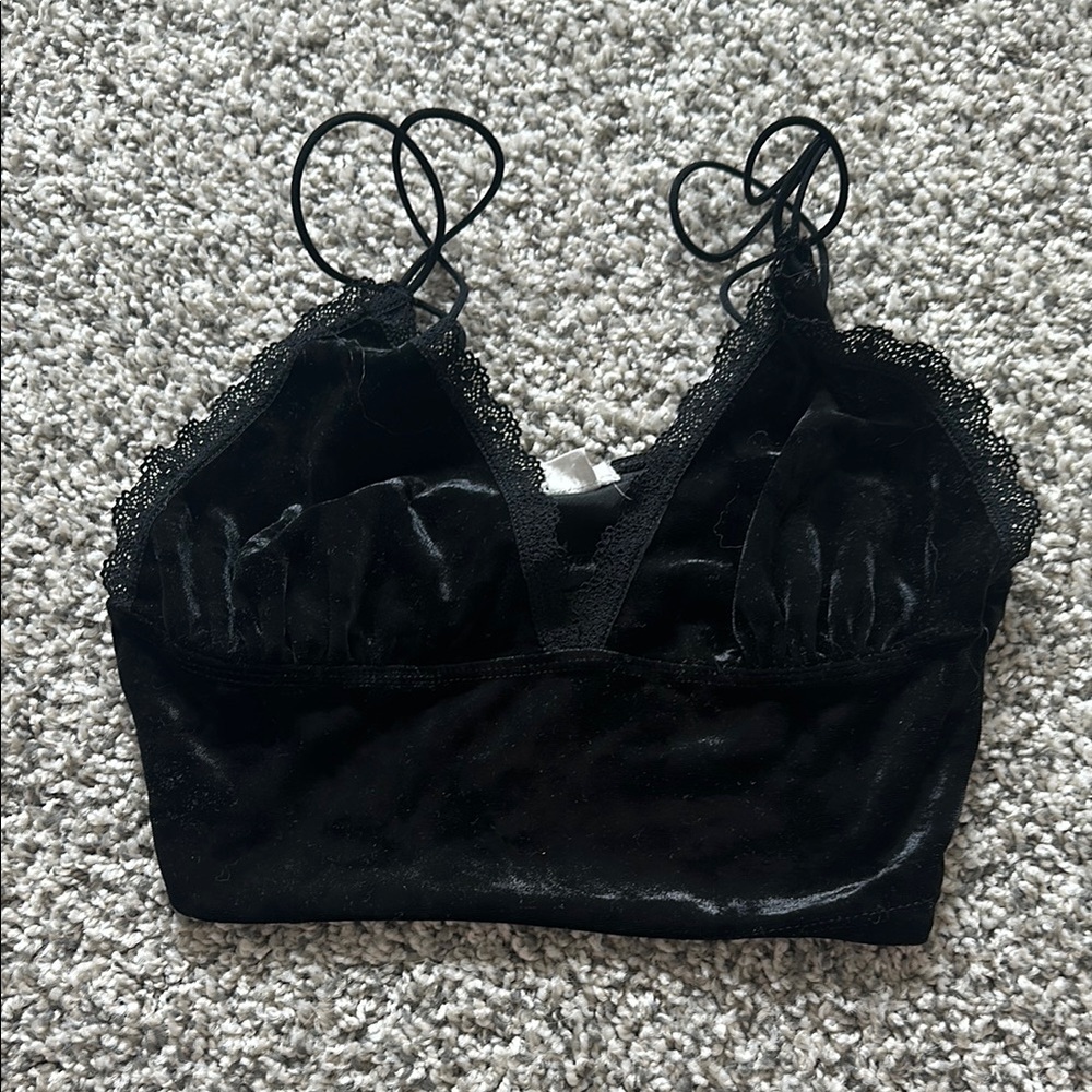 Elegant Black Lace Bralette